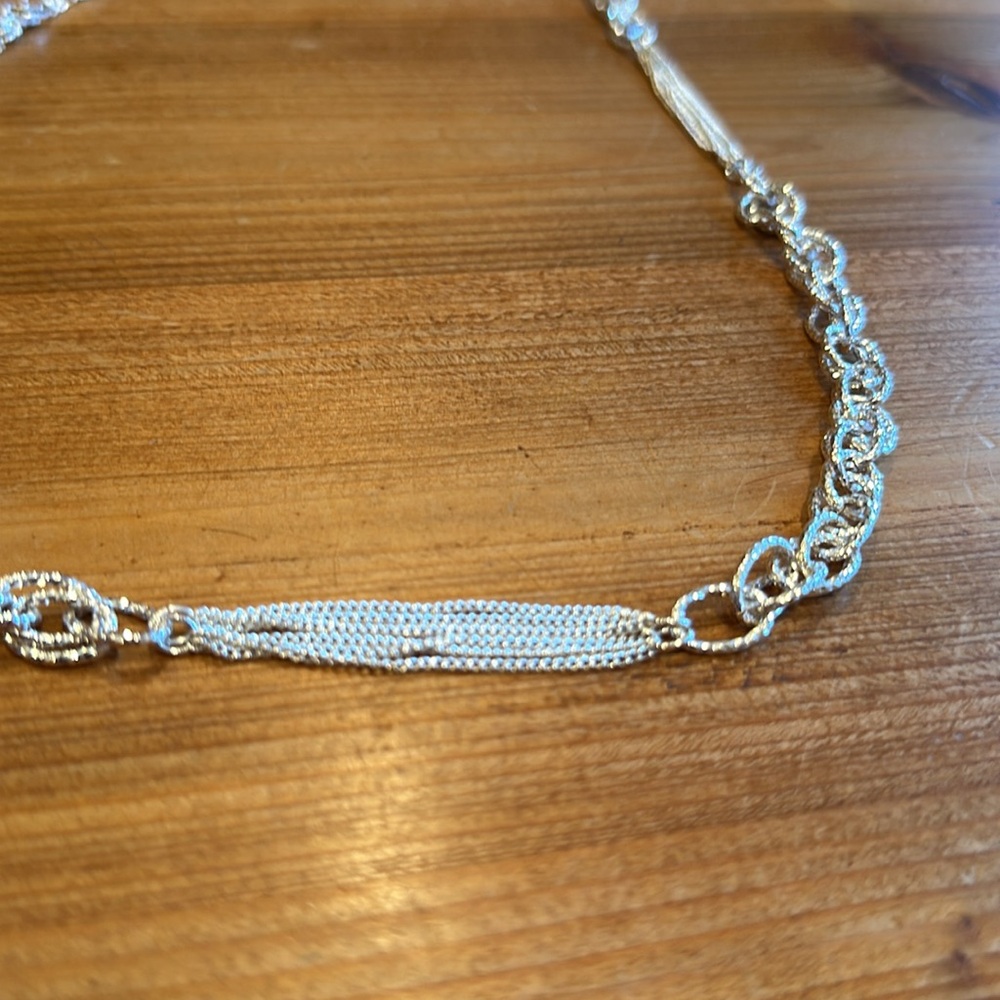 Marks & Spencer Long Silver Plated Necklace NWT - Picture 5 of 7